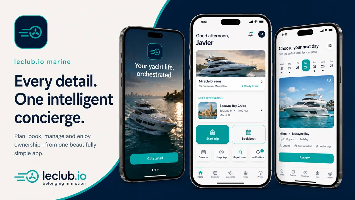 The LeClub app on iPhone